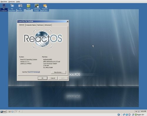 install reactos on virtualbox