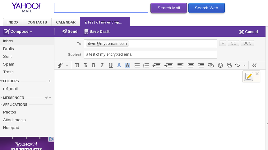 Yahoo Mail Compose Iweky