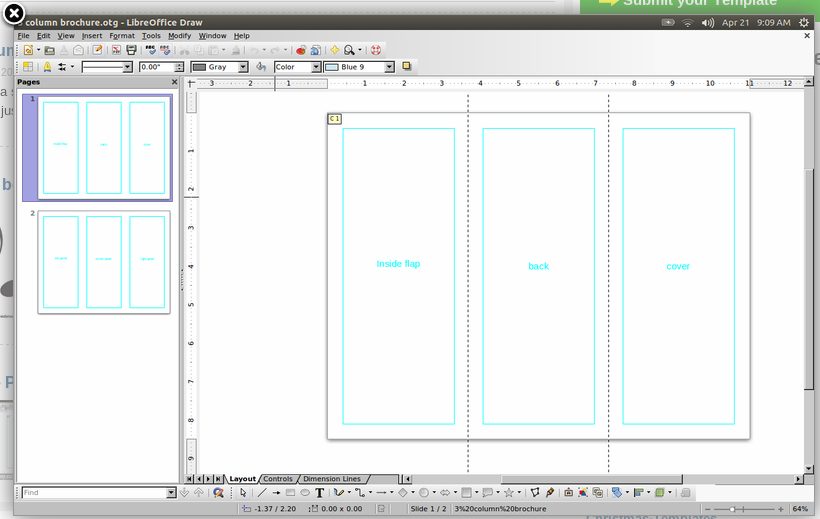 create booklet in libre office