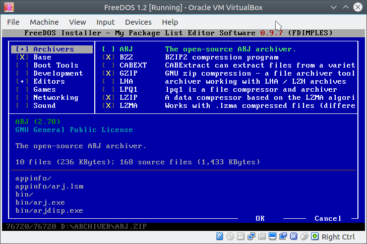 dosbox vs virtualbox