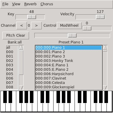 VMPK. Virtual MIDI Piano Keyboard