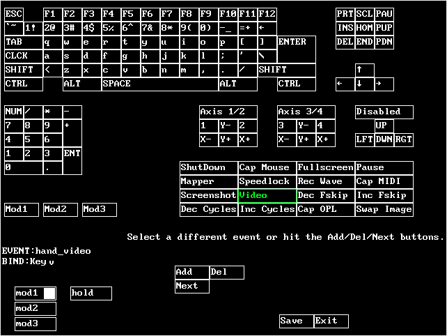 change dosbox resolution