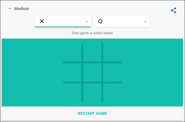 Google search Easter Eggs: Play Solitaire and Tic-Tac-Toe online