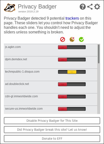 Install an ad blocker on Firefox - Privacy Badger