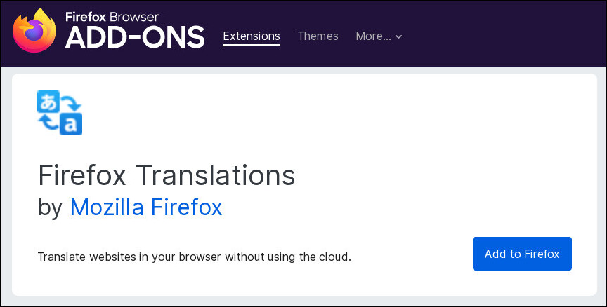 DeepL Firefox Extension
