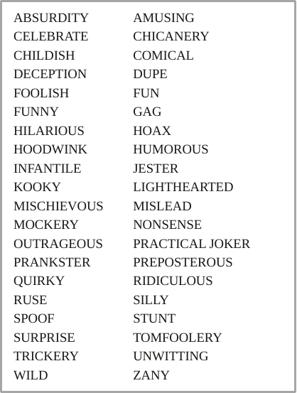 Crossword List