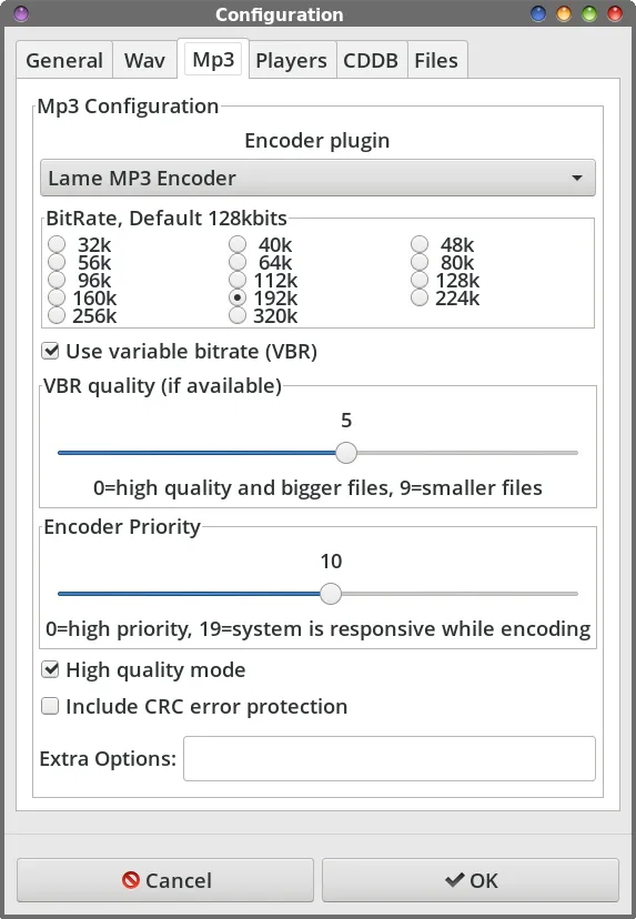 RipperX Config