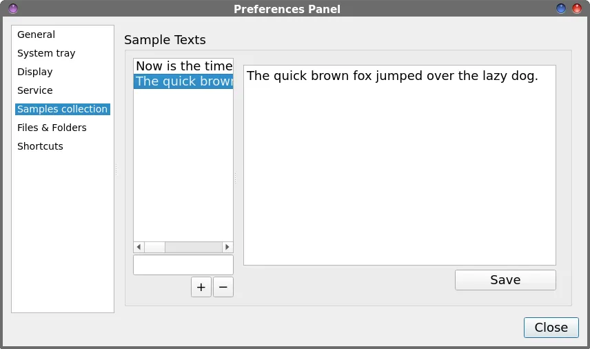 Font Matrix