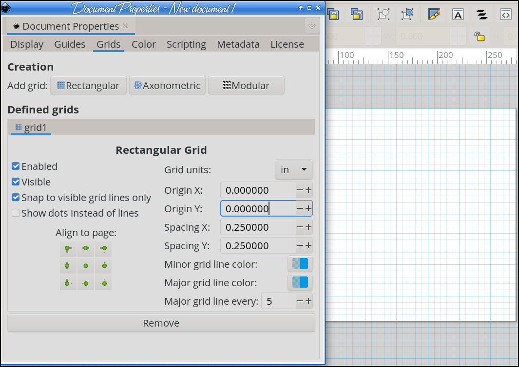 Filter Rectangular Grid