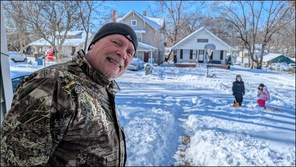 Paul in the snow