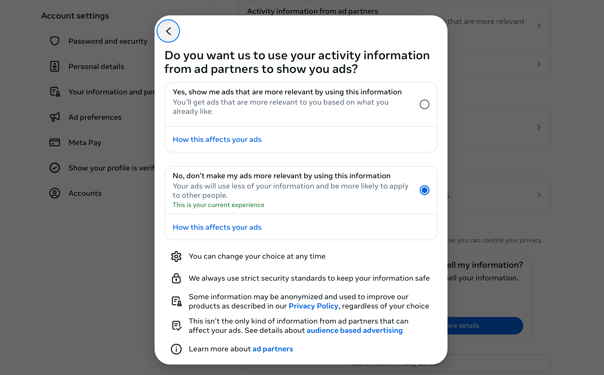 FB Activity Preferences