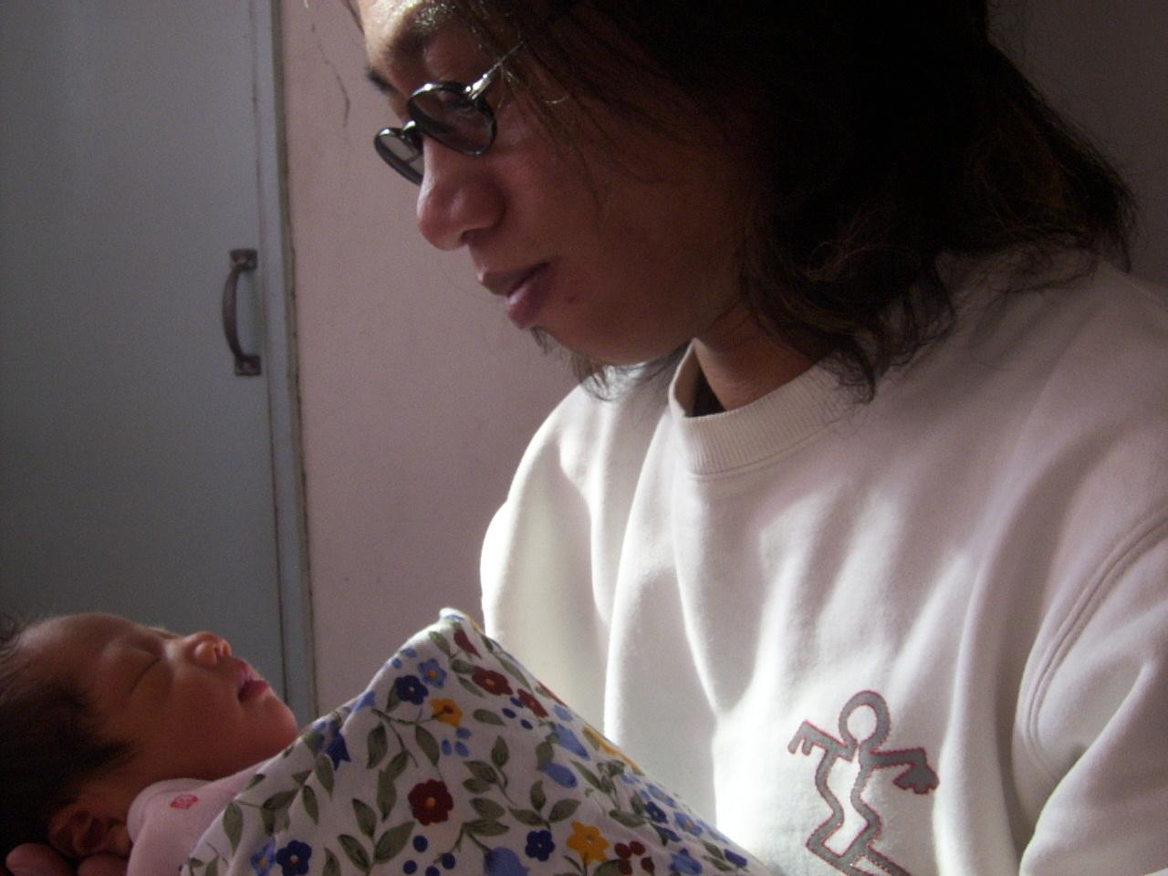 Archie Arevalo with his daughter