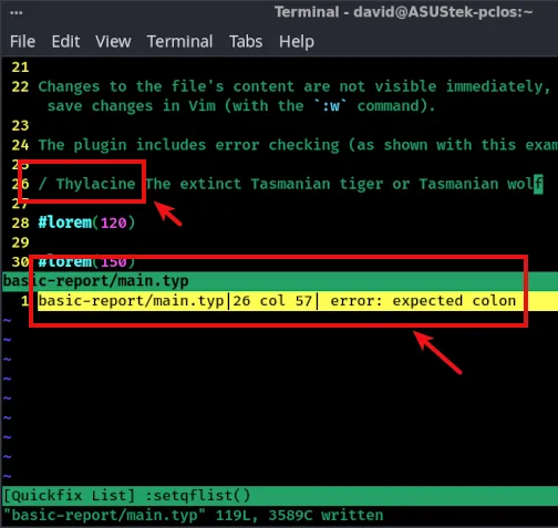 Typst VIM Plugin