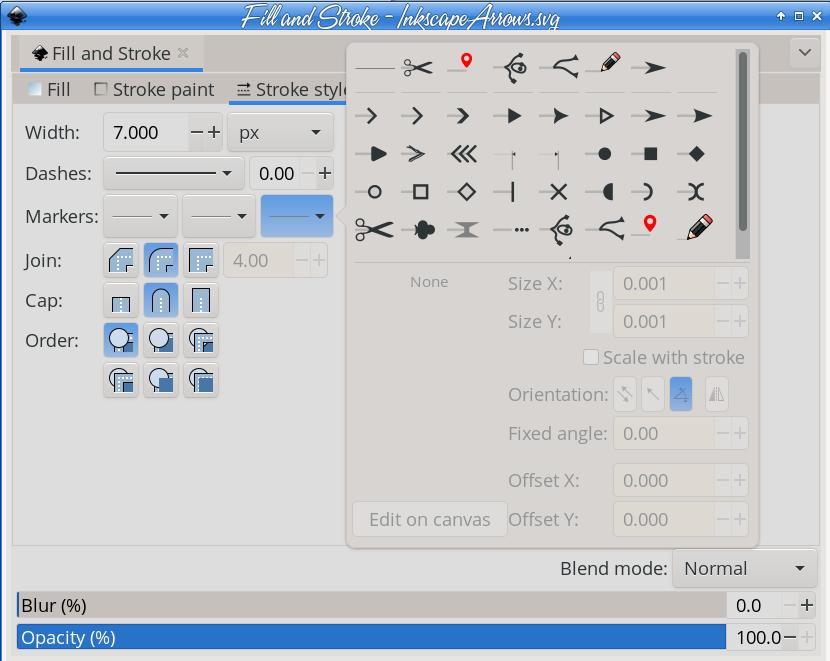 Inkscape Arrows