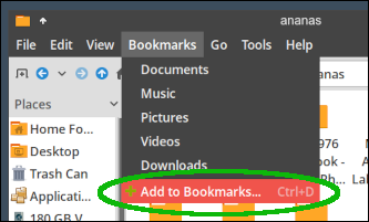 Caja Add to Bookmarks