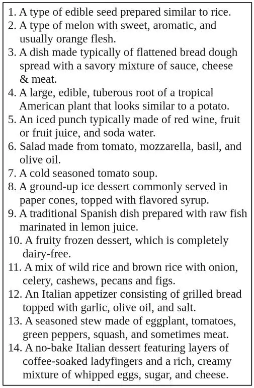 Crossword List